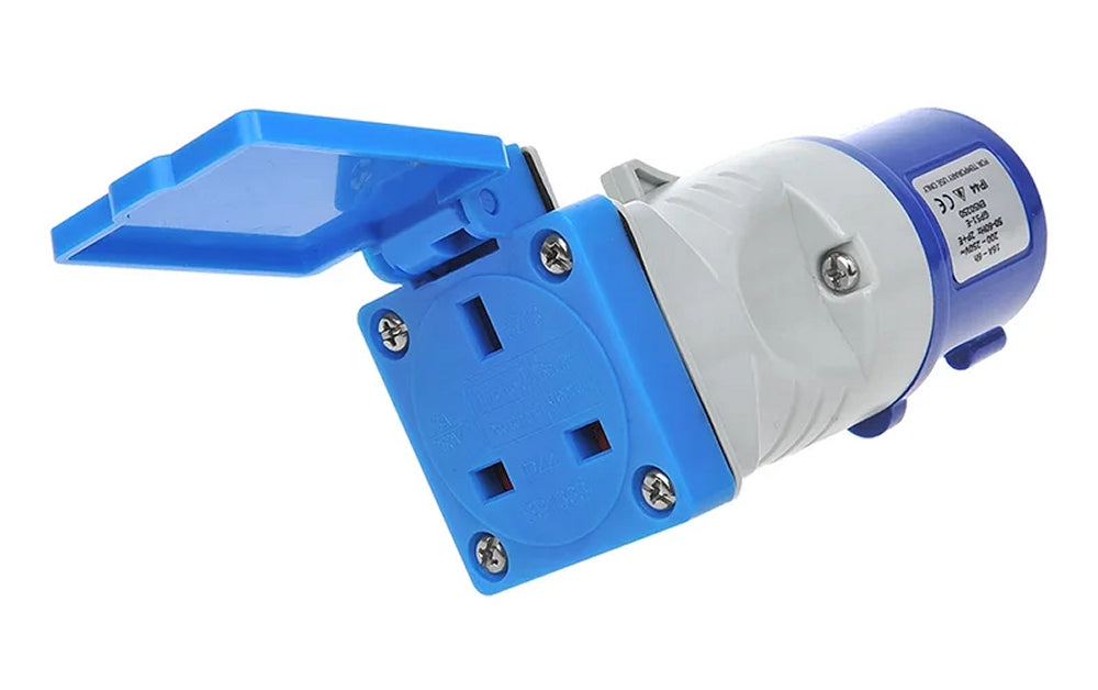 ProPlus 373520 Adapter Kupplung 16A von CEE nach UK Steckdose CEE-Stecker Englandsteckdose