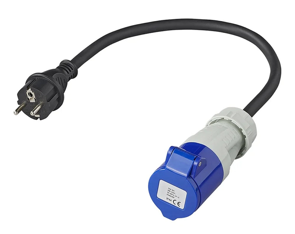 ProPlus 373526DE Adapterkabel 40cm 3x2,5mm² von Schuko Stecker nach CEE Steckdose