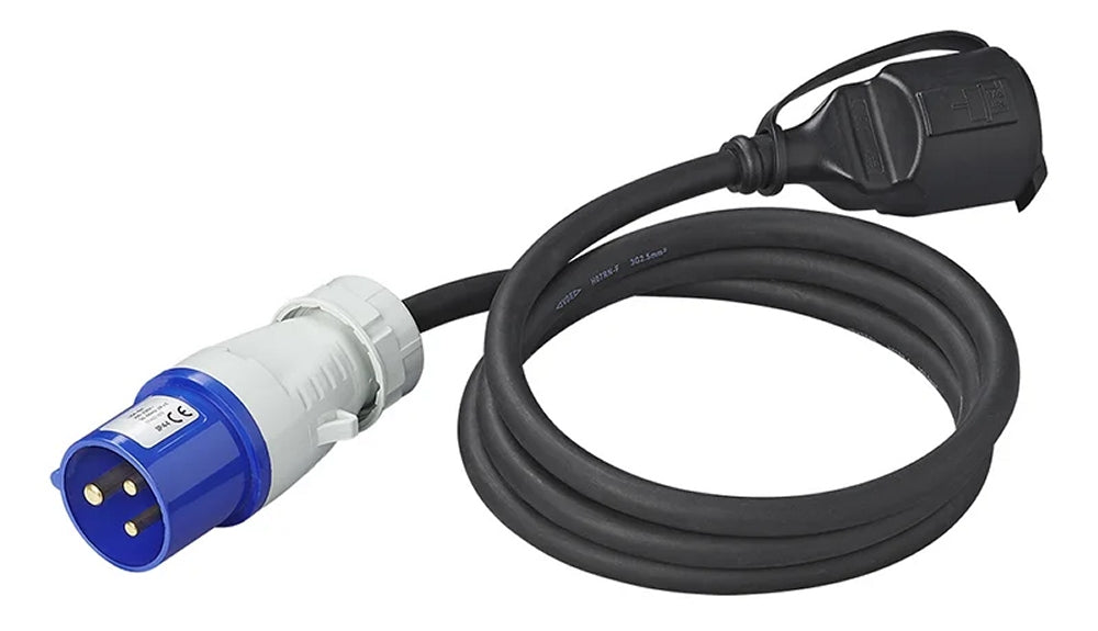 ProPlus 373530DE Adapterkabel 1,5m 3x2,5mm² von CEE Stecker nach Schuko Steckdose
