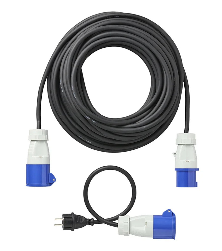 ProPlus 373534DEV01 CEE Set Verlängerungskabel 20m 3x2,5mm² Adapterkabel 40cm
