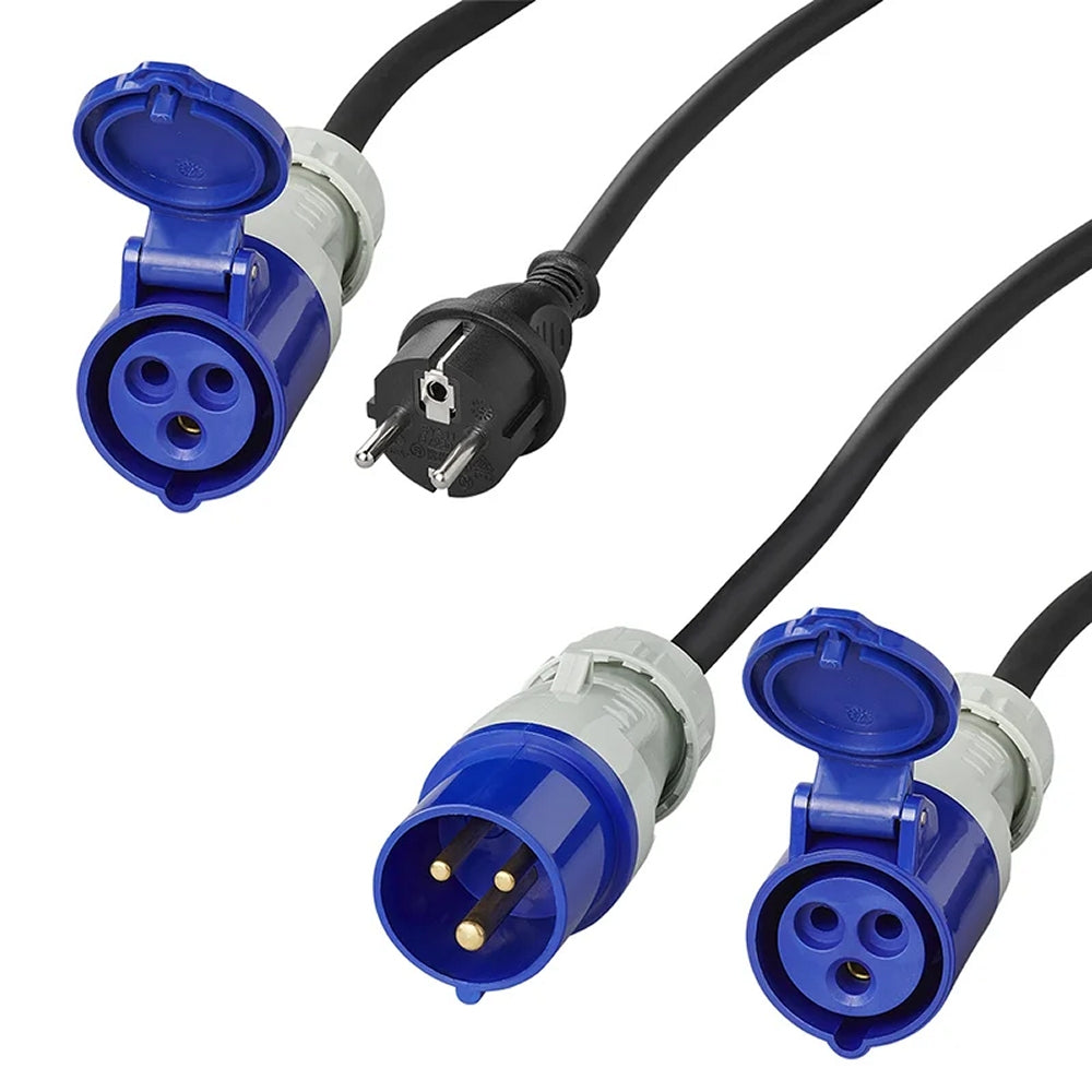 ProPlus 373534DEV01 CEE Set Verlängerungskabel 20m 3x2,5mm² Adapterkabel 40cm