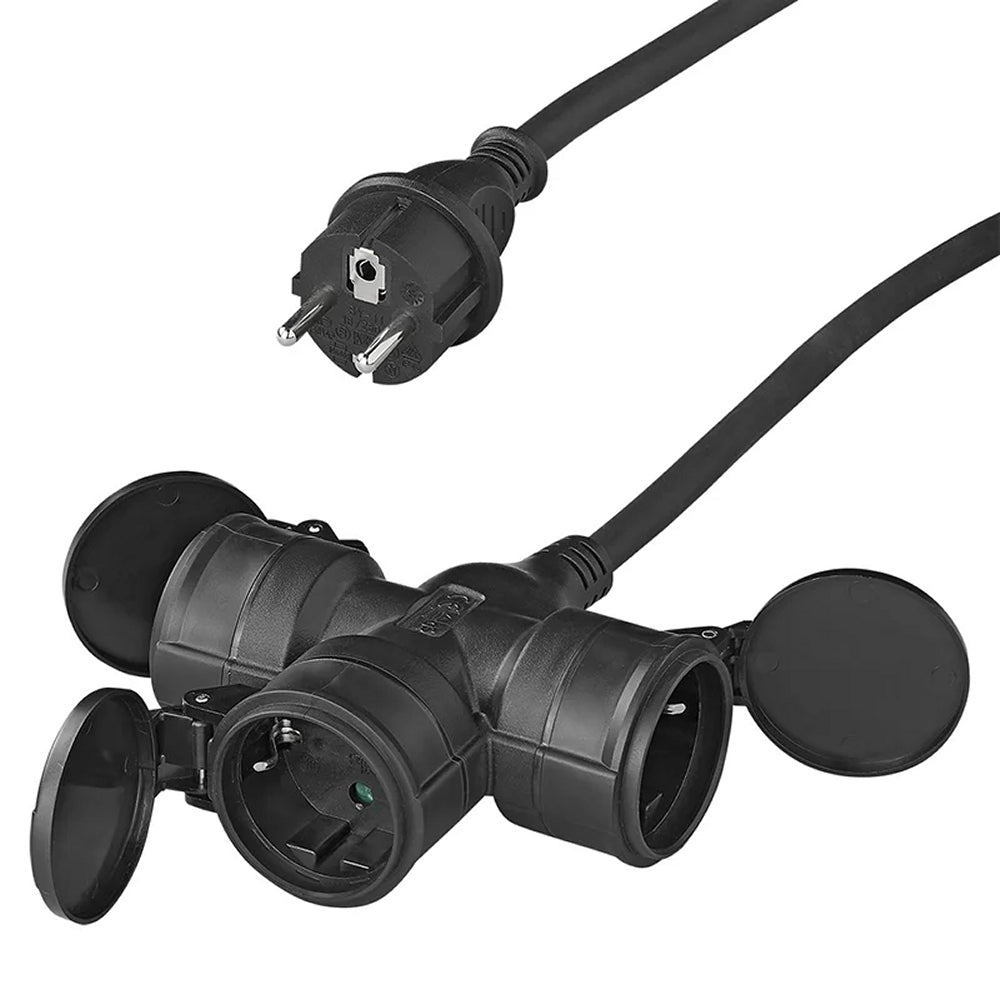 ProPlus 373563DE Schuko Steckdose Verteiler 3-fach 25m 3x2,5 mm² Verlängerungskabel