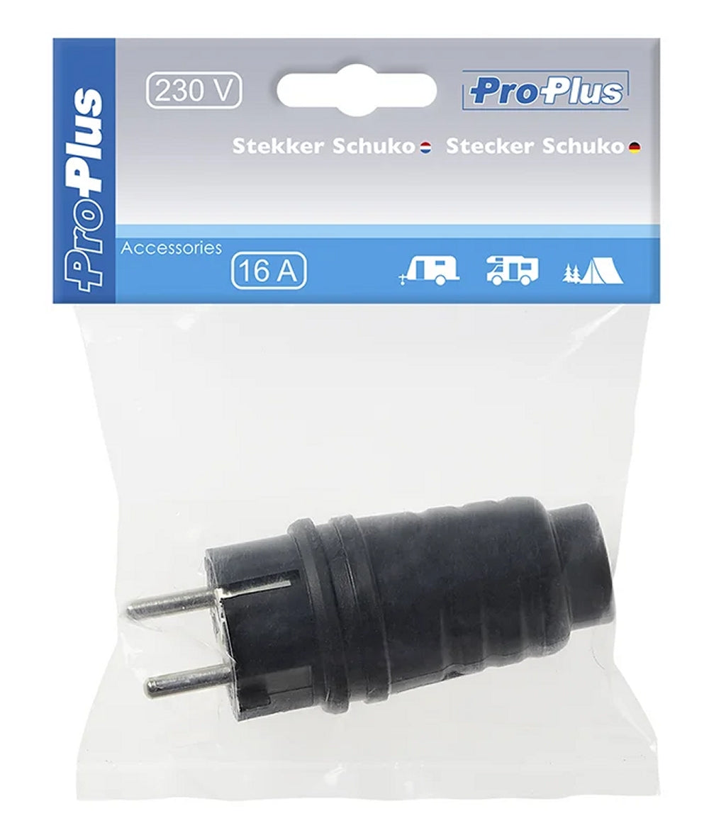 ProPlus 373570 Stecker Schuko 16 Ampere IP44 Anhängerstecker
