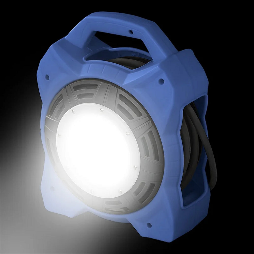 ProPlus 373838 Kabeltrommel Schuko 4 fach 15 Meter Kabel LED-Beleuchtung