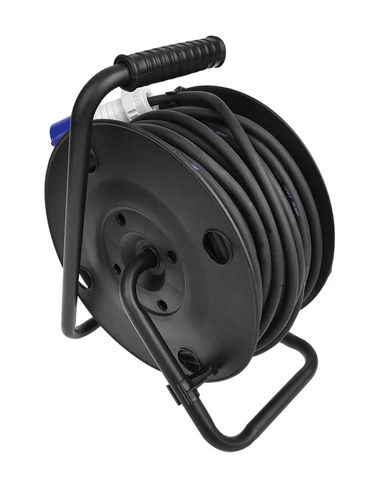 ProPlus 373844DE Kabeltrommel CEE 25 Meter Kabel mit Griff