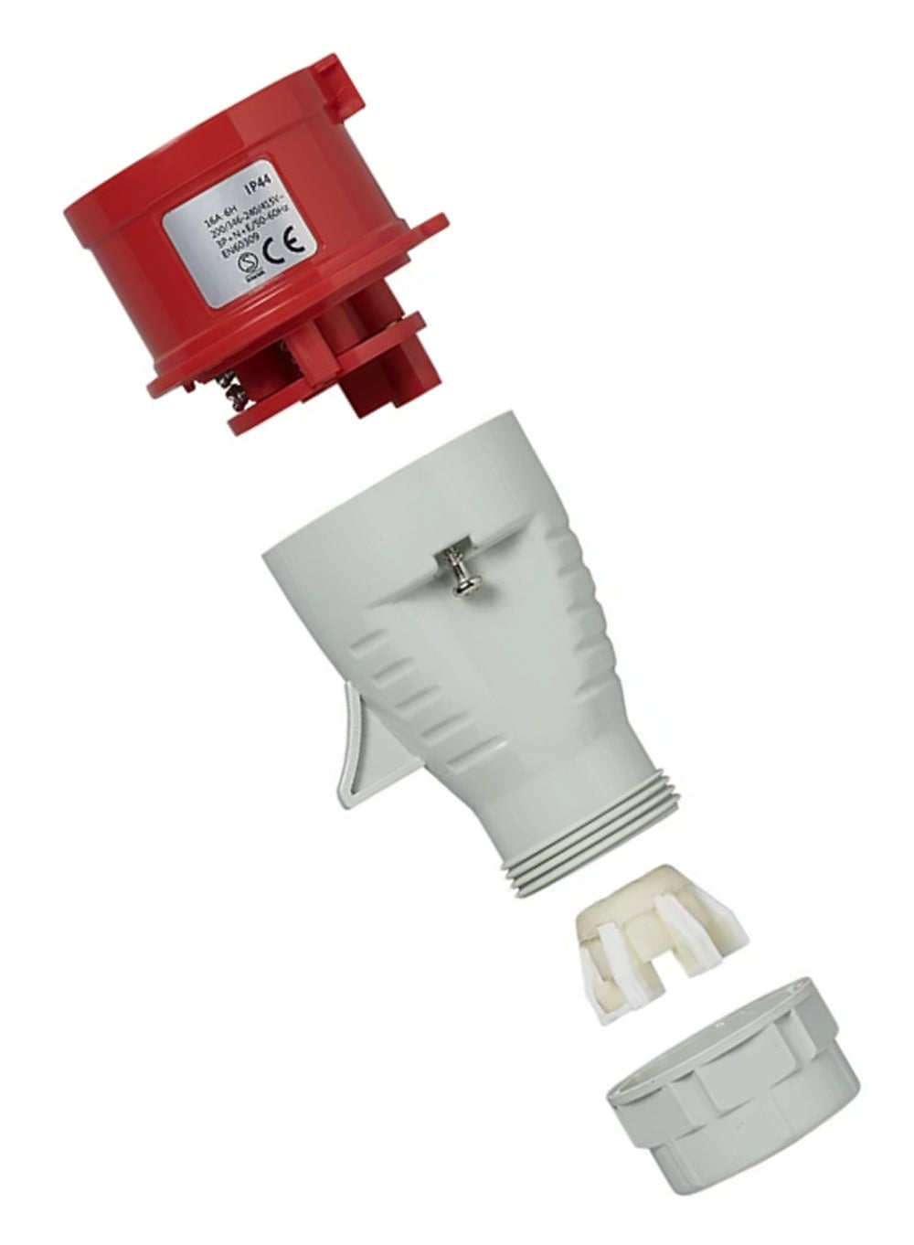 ProPlus 373900 CEE Stecker 5 polig 16 Ampere IP44 Anhängerstecker