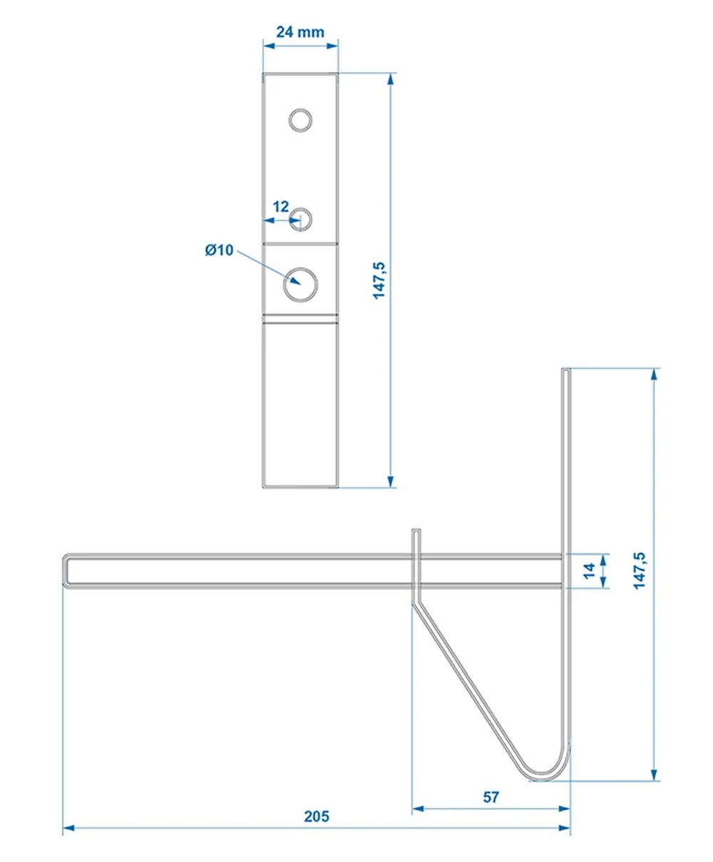 ProPlus 390050 2 Stück Reifenwandhalter Reifen Halter