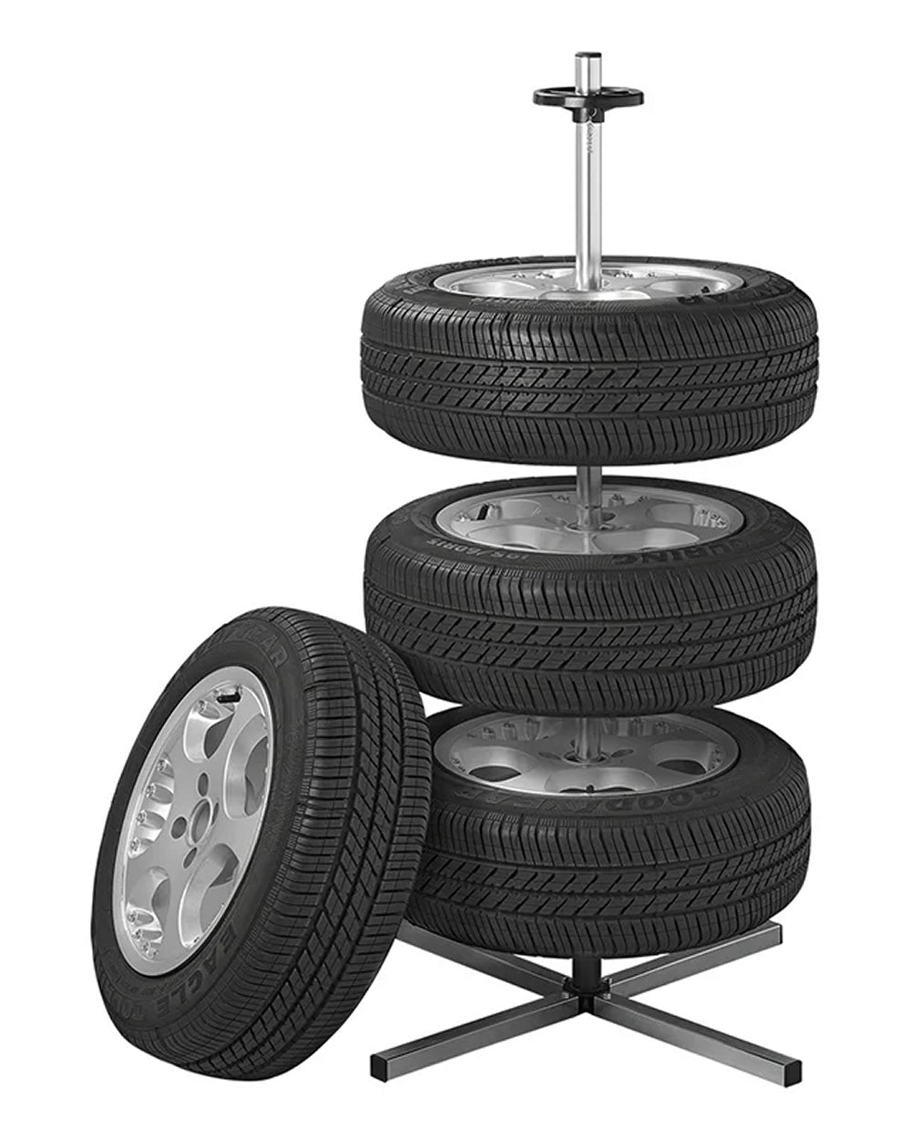 ProPlus 390059V01 Felgenständer Aluminium XL für 4 Reifen Felgenbaum