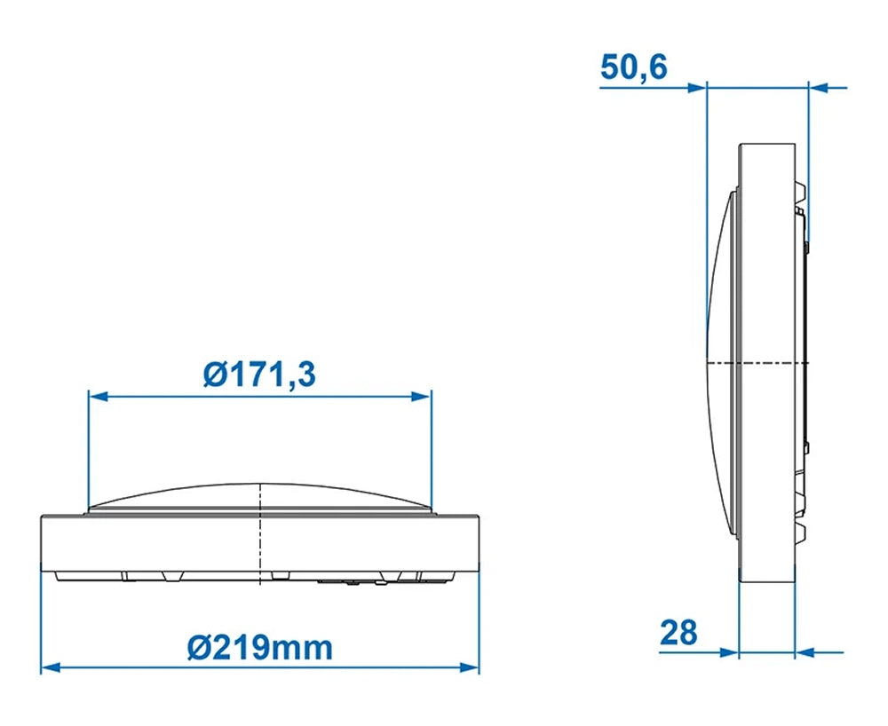 ProPlus 411814 Deckenleuchte Aufbauleuchte 42 LEDs 12 Volt 840 Lumen Caravan Wohnmobil