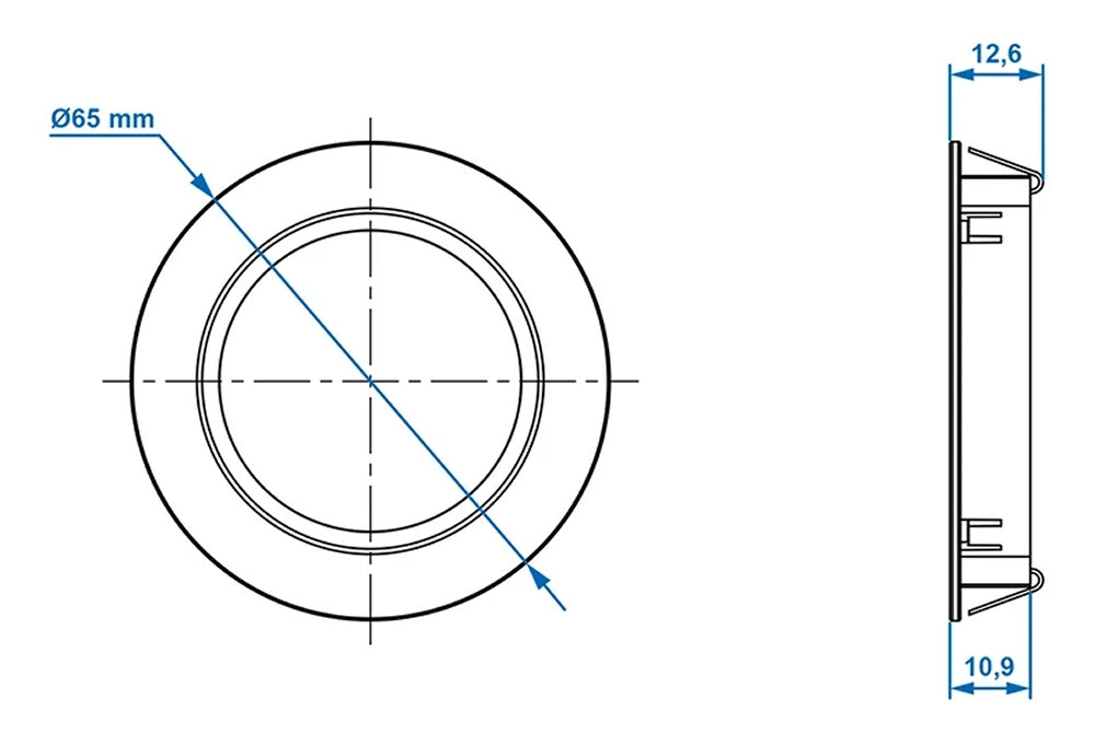 ProPlus 411827 Einbauspot 24 LEDs 12 Volt 220 Lumen Innenbeleuchtung Caravan Wohnmobil