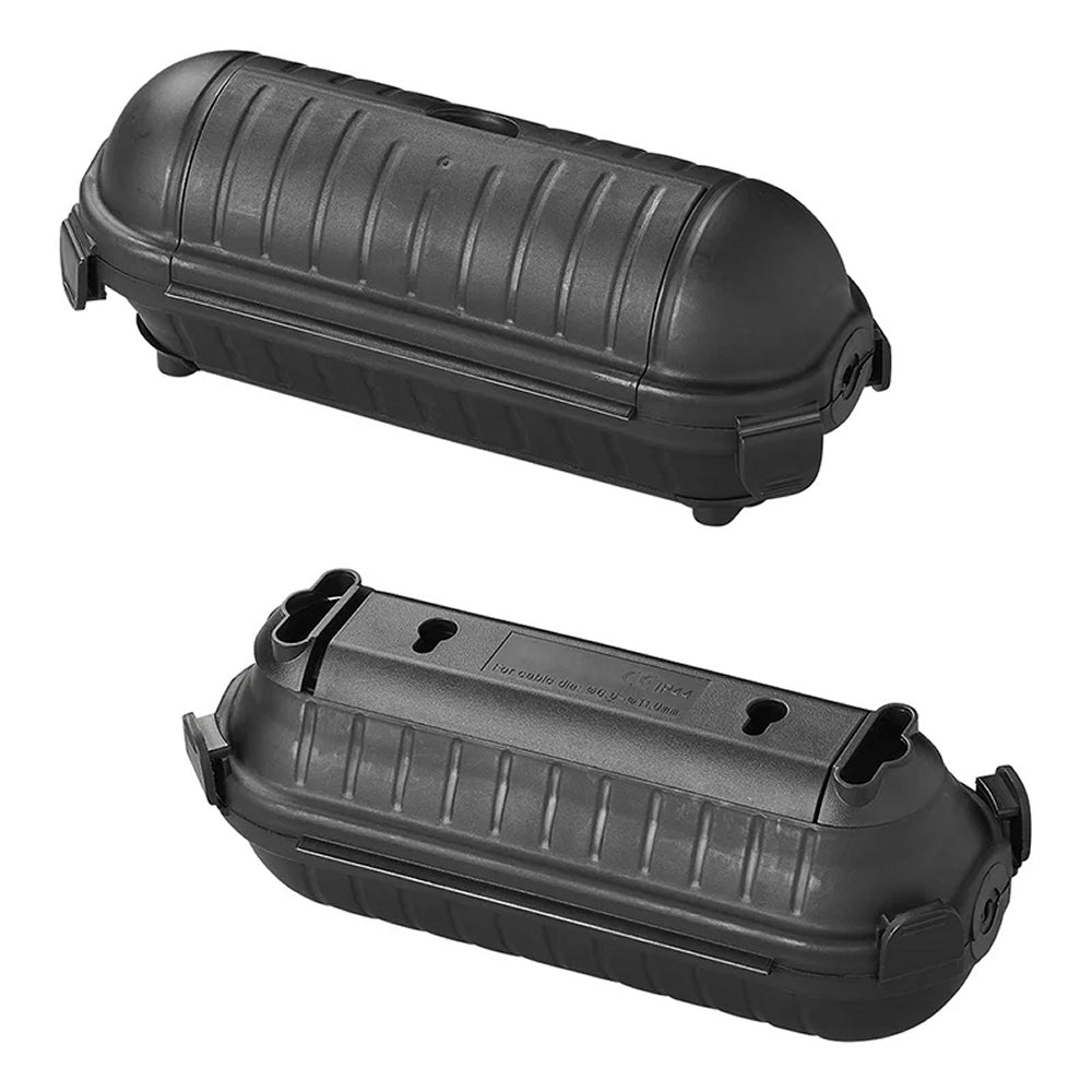 ProPlus 420352BK Sicherheitsbox SCHWARZ für SCHUKO Stecker Kabelbox für Garten & Camping