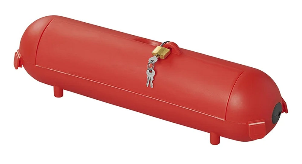 ProPlus 420358RE Sicherheitsbox ROT für CEE SCHUKO Stecker Kabelbox für Garten & Camping