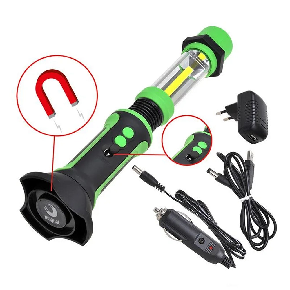 ProPlus 440072 Flexible Arbeitsleuchte COB LED aufladbar mit Haken und Magnet