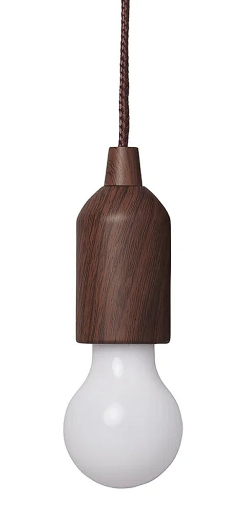 ProPlus 440317 Retrolampe Holzfassung mit Kordel 90cm Camping Caravan