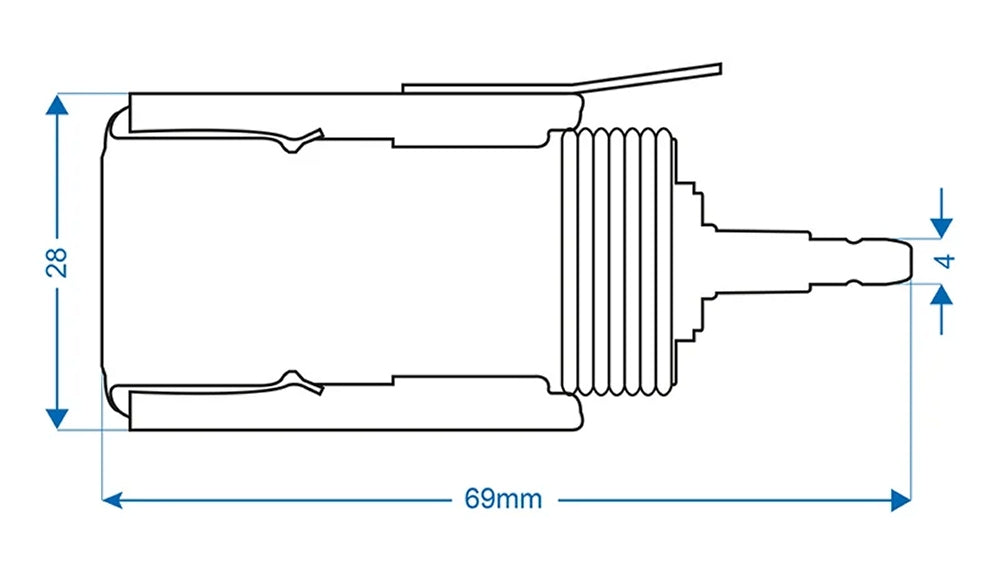 ProPlus 450400 Zigarettenanzünder für Einbau Steckdose 12V/24V Universal Ladebuchse