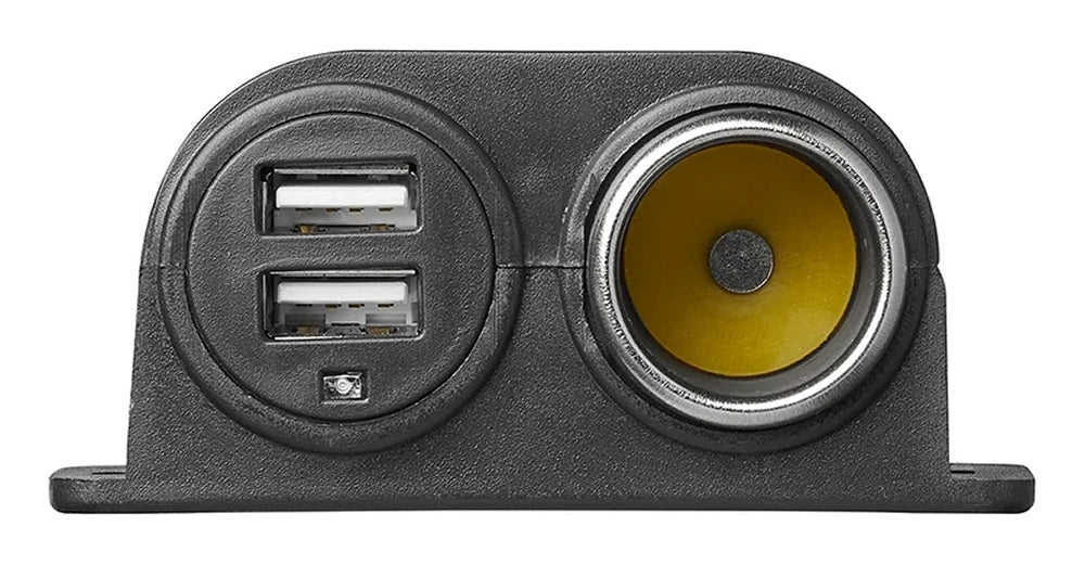 ProPlus 450420 Aufbau Zigarettenanzündersteckdose + 2 x USB Typ A 12V/24V