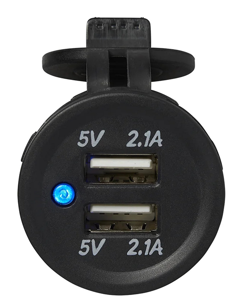 ProPlus 450450 USB Doppel Einbausteckdose Typ A 2 x 2100mA 12V/24V