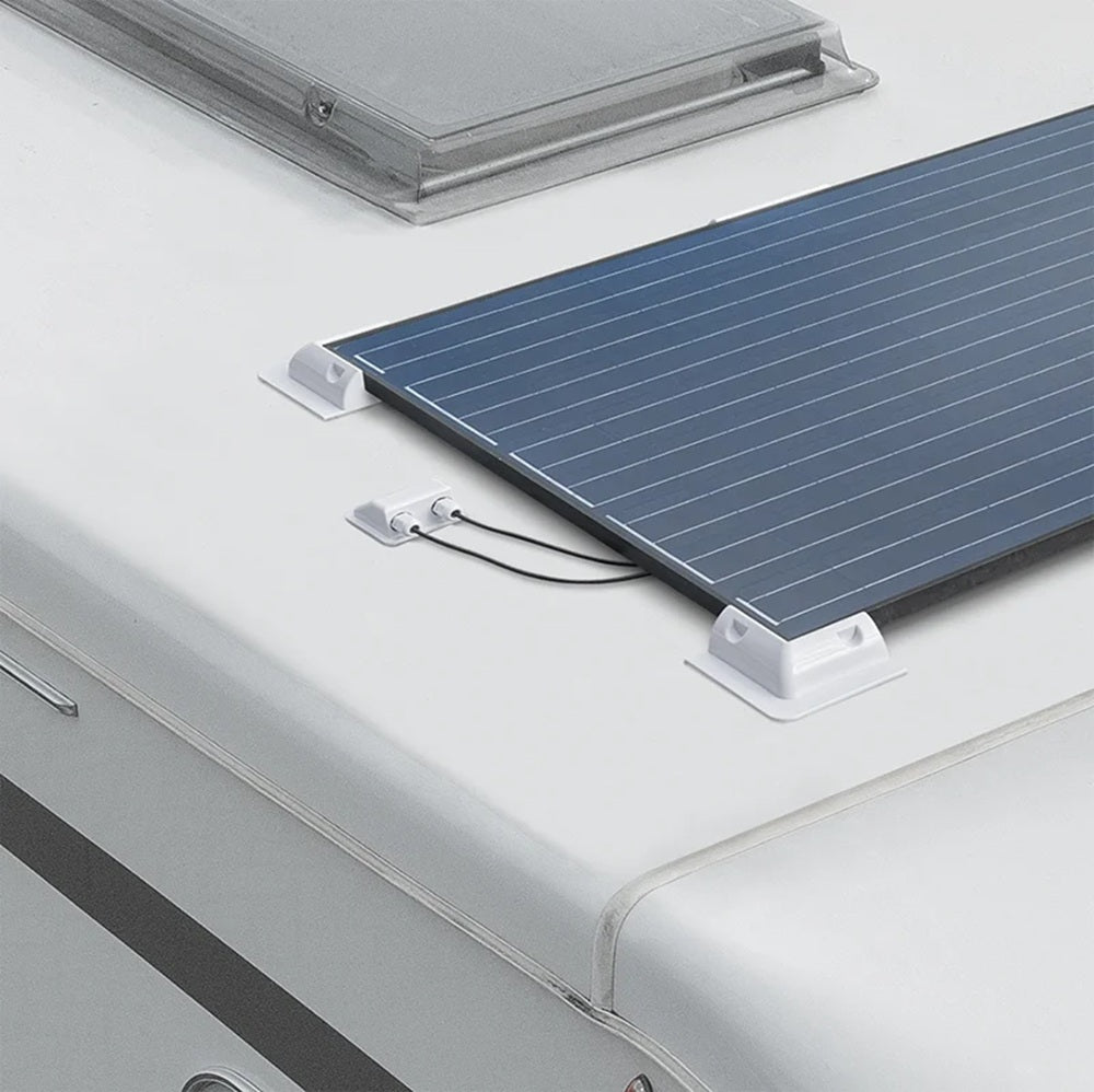 ProPlus 460022V01WH Dachdurchführung 2-fach weiß Solarpanel Kabeldurchführung