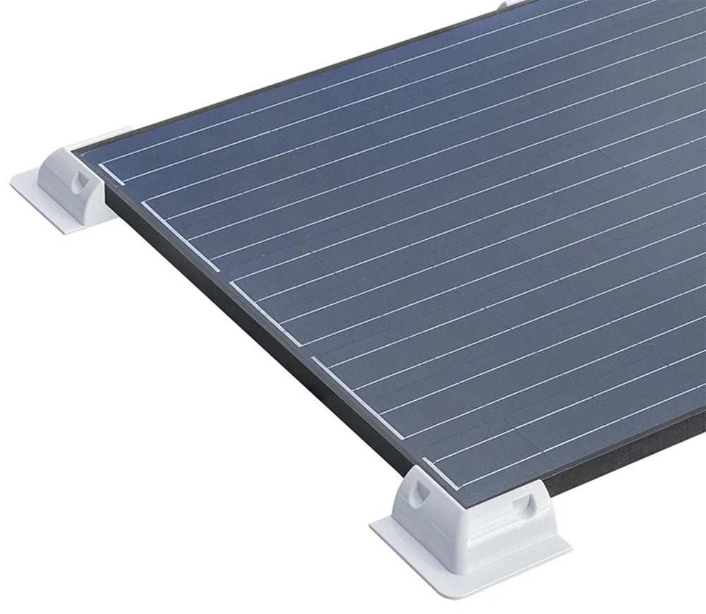ProPlus 460024WH Eckhalter weiß für Solarmodul 4 Stück Solarpanel