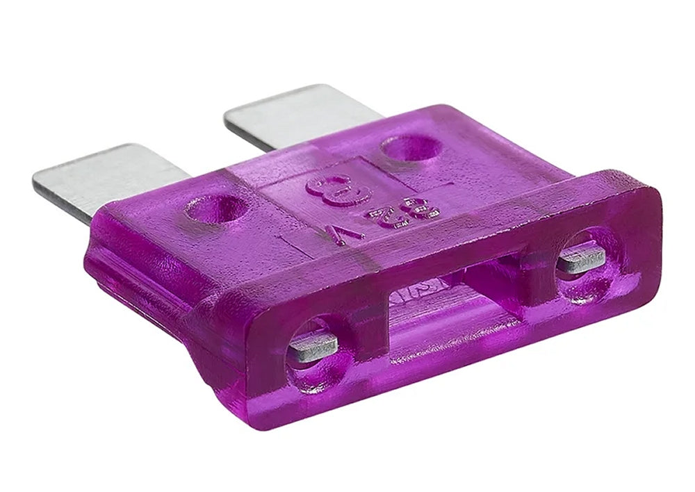 ProPlus 490334 Satz Flachsicherungen Standard 3A violett 6 Stück im Blister KFZ-Sicherungen