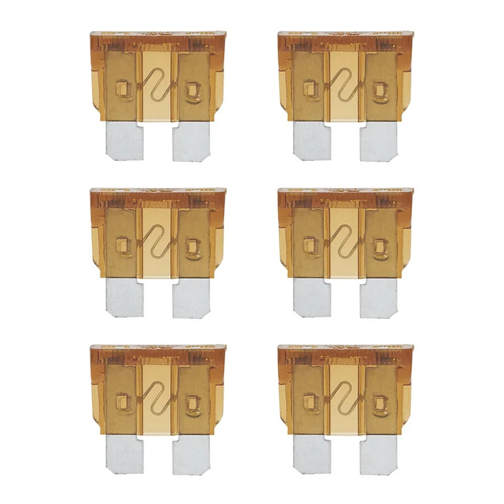 ProPlus 490336 Satz Flachsicherungen Standard 7,5A braun 6 Stück im Blister KFZ-Sicherungen