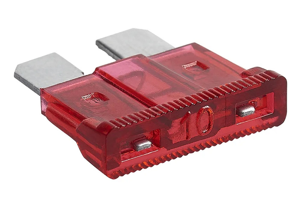 ProPlus 490337 Satz Flachsicherungen Standard 10A rot 6 Stück im Blister KFZ-Sicherungen