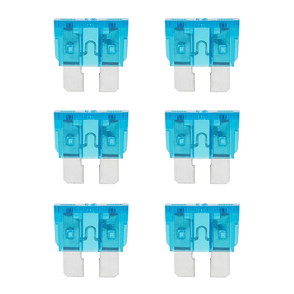 ProPlus 490338 Satz Flachsicherungen Standard 15A blau 6 Stück im Blister KFZ-Sicherungen