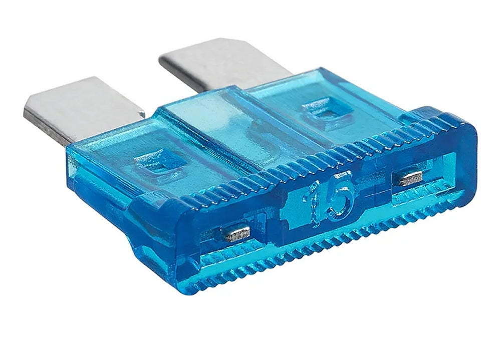 ProPlus 490338 Satz Flachsicherungen Standard 15A blau 6 Stück im Blister KFZ-Sicherungen