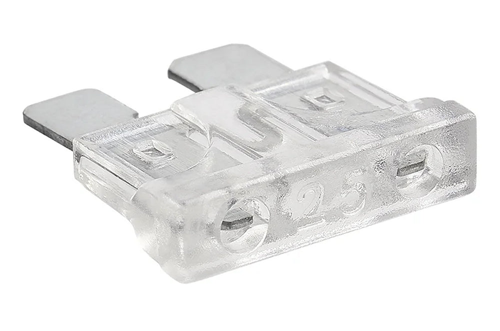 ProPlus 490340 Satz Flachsicherungen Standard 25A neutral 6 Stück im Blister KFZ-Sicherungen