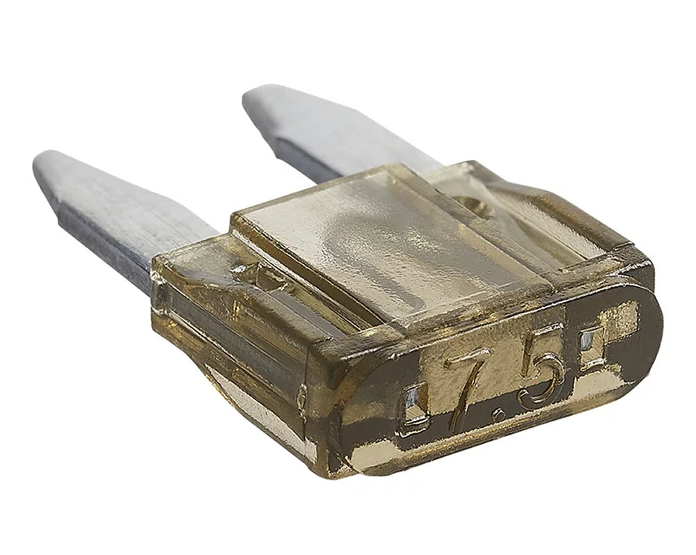 ProPlus 490364 Satz Flachsicherungen Mini 7,5A braun 6 Stück im Blister KFZ-Sicherungen