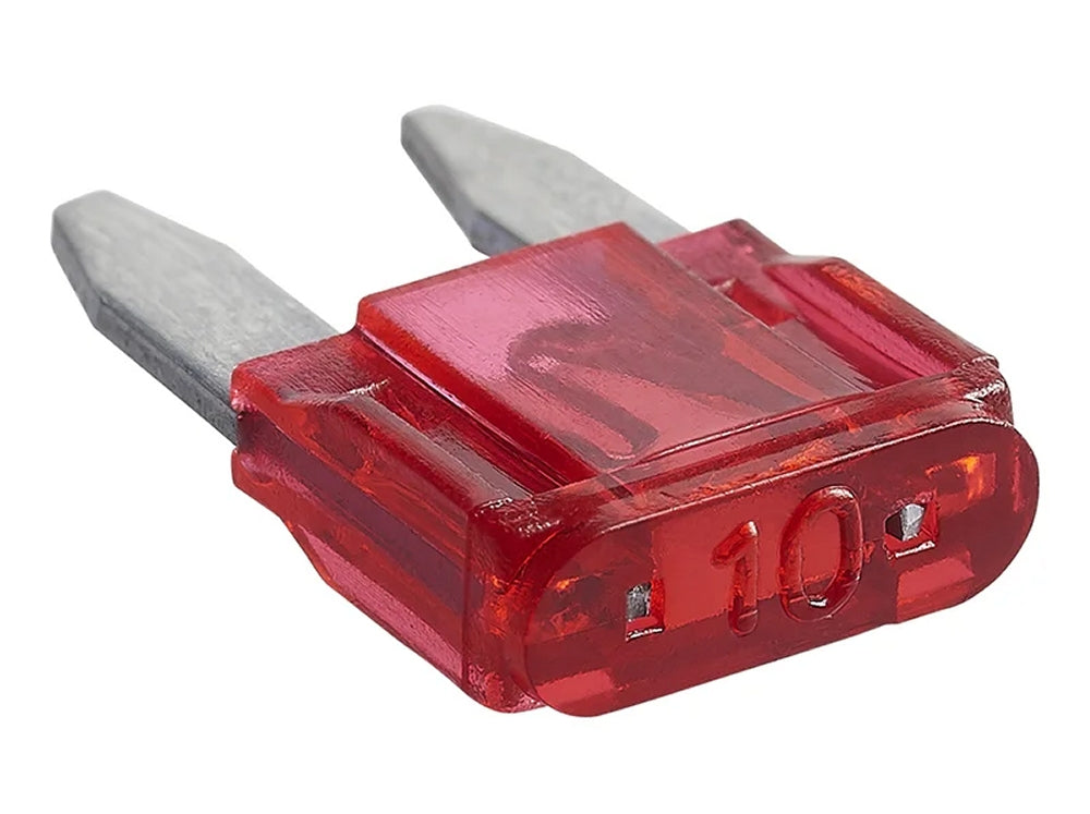 ProPlus 490365 Satz Flachsicherungen Mini 10A rot 6 Stück im Blister KFZ-Sicherungen