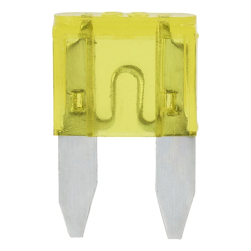 ProPlus 490367 Satz Flachsicherungen Mini 20A gelb 6 Stück im Blister KFZ-Sicherungen