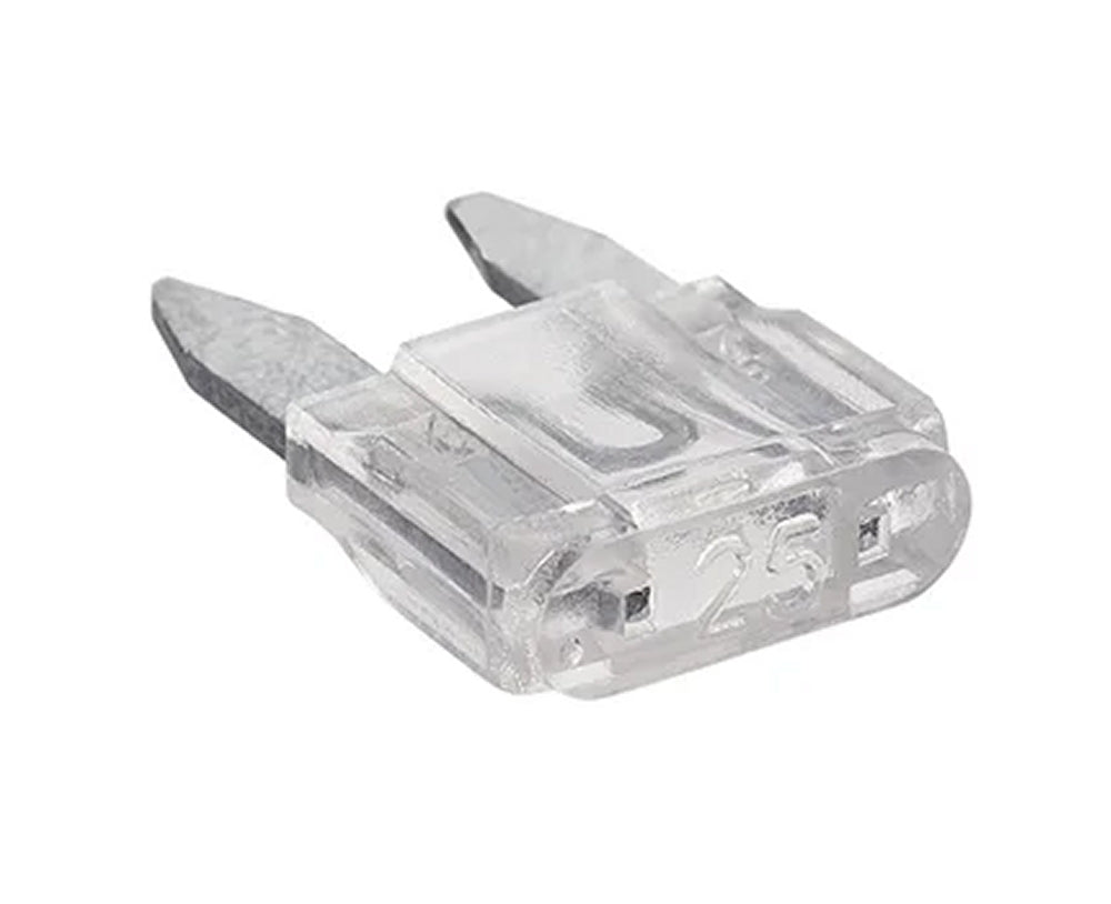 ProPlus 490368 Satz Flachsicherungen Mini 25A neutral 6 Stück im Blister KFZ-Sicherungen