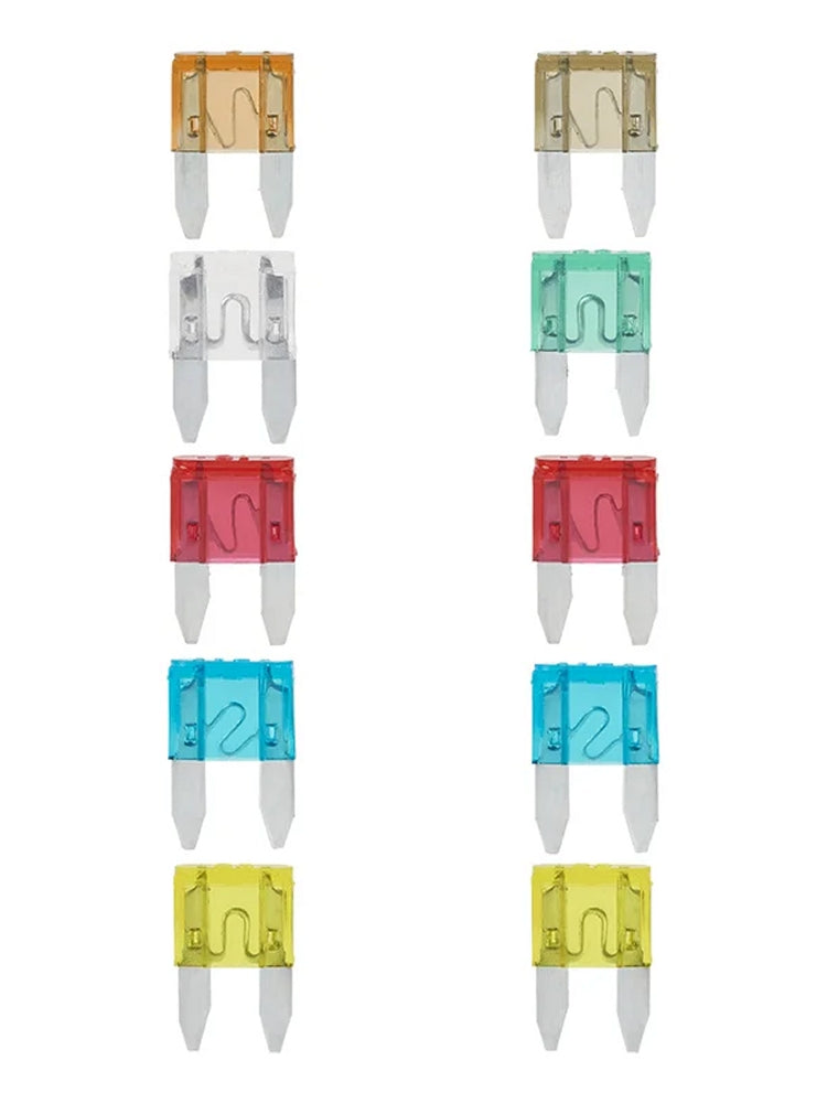 ProPlus 490371S Satz Flachsicherungen Mini sortiert 10 Stück im Blister KFZ-Sicherungen