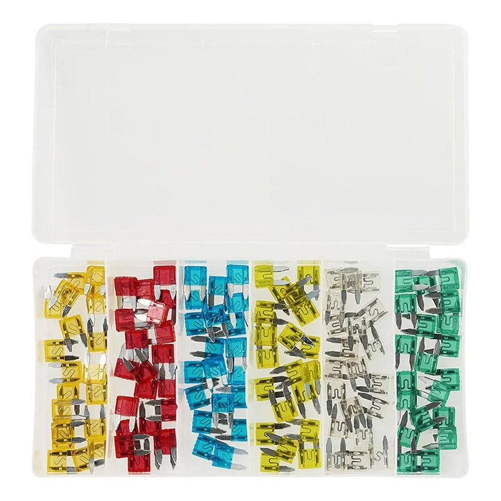 ProPlus 490380 Satz Flachsicherungen Mini sortiert 120 Stück in Kunststoffbox