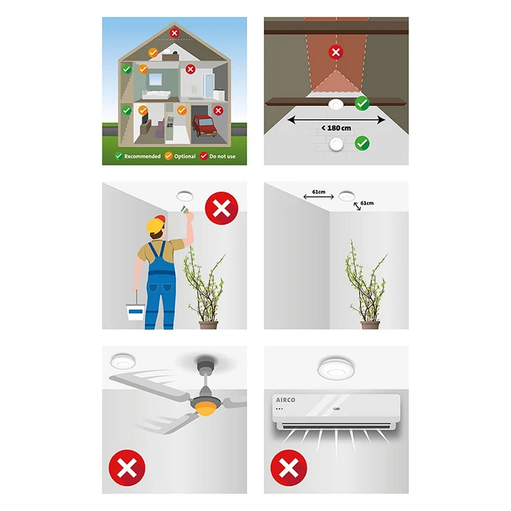 ProPlus 510441V01 Alecto Rauchmelder optisch 9V