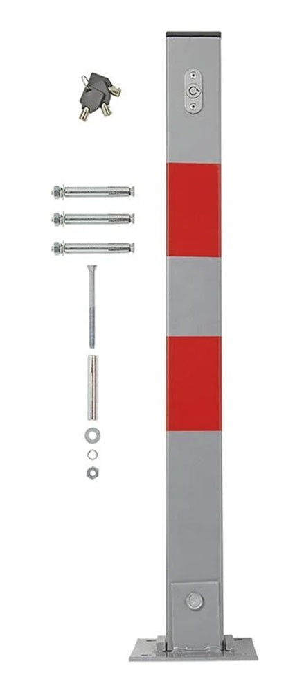 ProPlus 520204 Parkpfosten mit Schloß umlegbar 3 Schlüssel