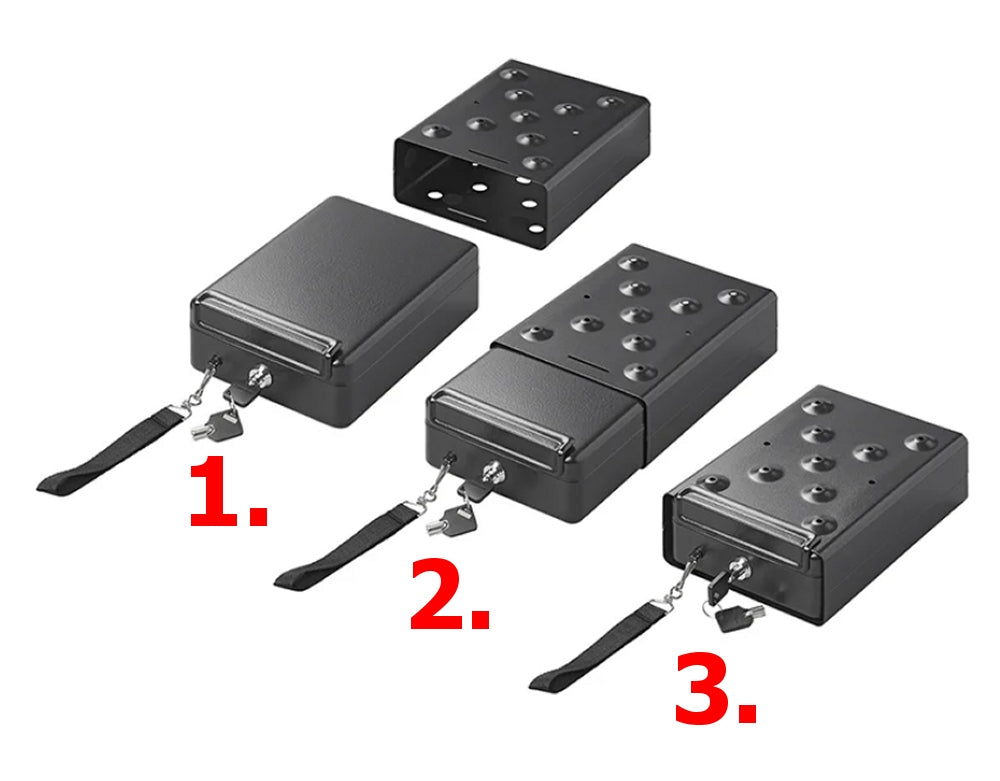 ProPlus 540250 Sicherheitskassette Safety Safe Autosafe für Büro Auto Caravan LkW Boot