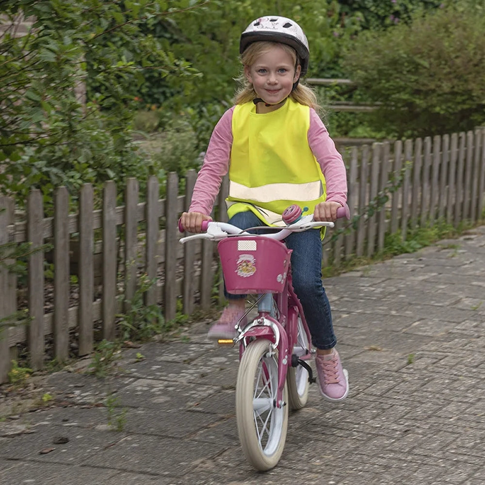 ProPlus 540303 Sicherheitsweste Gelb für Kinder Warnweste Größe S