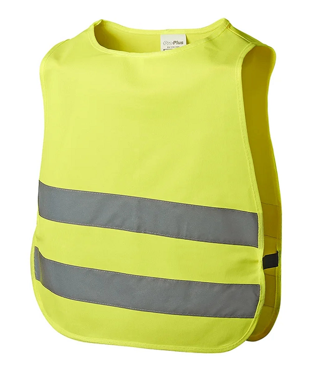 ProPlus 540303 Sicherheitsweste Gelb für Kinder Warnweste Größe S