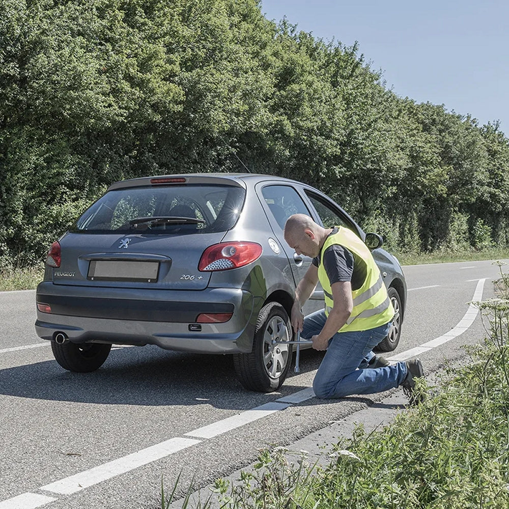 ProPlus 540313 Sicherheitsweste Gelb Warnweste Einheitsgröße