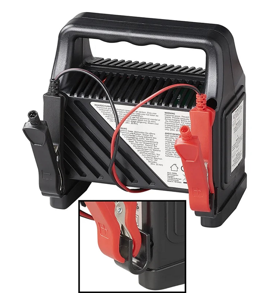 ProPlus 550069 Batterieladegerät 6 Ampere für 12 Volt Bleiakkus Bleisäurebatterien