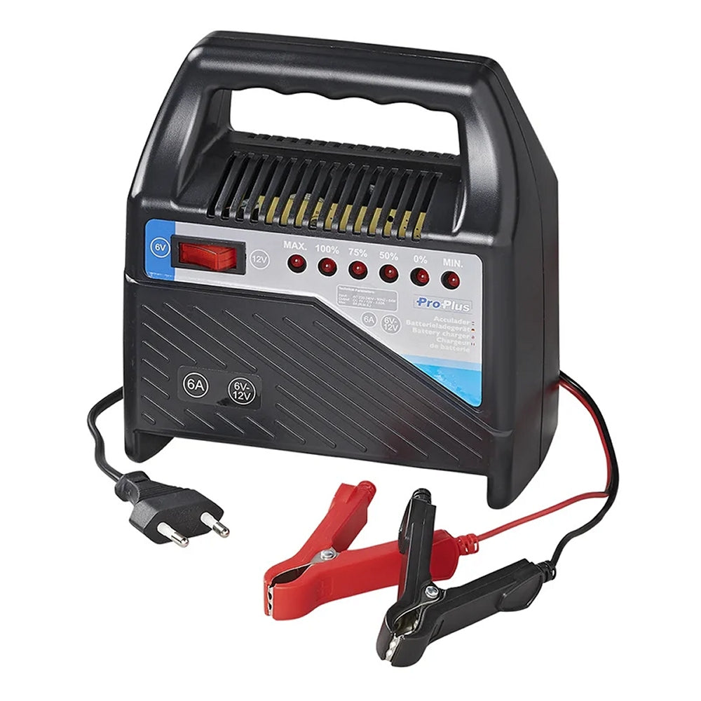 ProPlus 550097 Automatik Batterieladegerät 6 Ampere für KfZ Boots Batterie von 20-70Ah