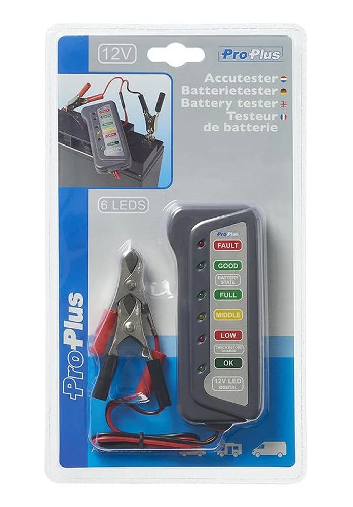 ProPlus 550158 Batterietester 12 Volt Batterie Lichtmaschine Tester