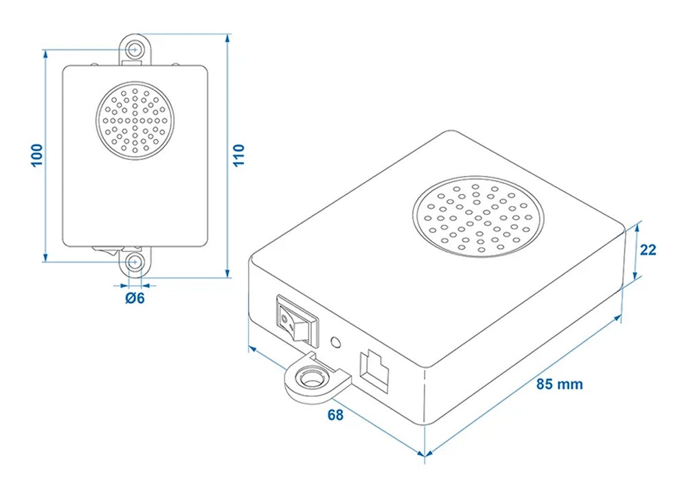ProPlus 550312 Marderabwehr Ultraschall Abwehr Schutz Marder