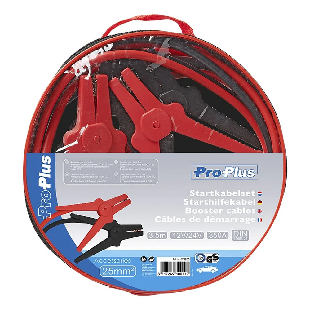 ProPlus 570265 Starthilfekabel / Überbrückungskabel 2 x 25mm² - 3,5m Länge
