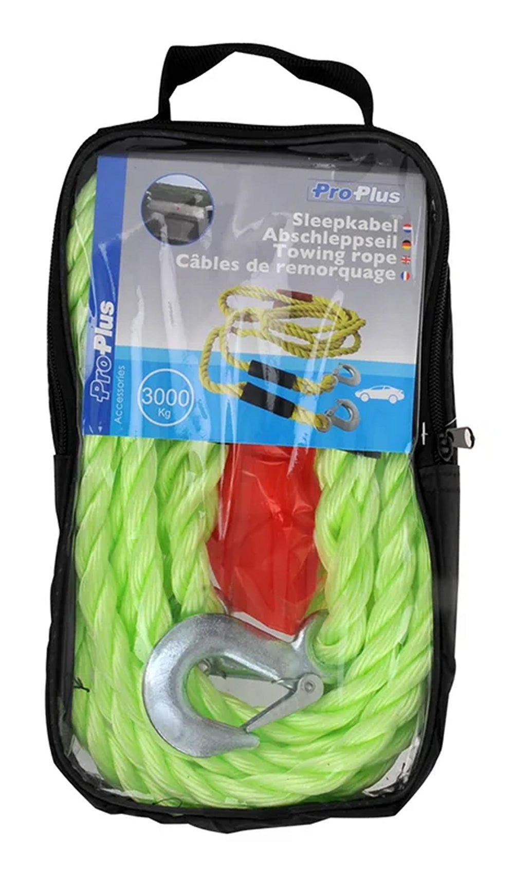 ProPlus 570300 Abschleppseil max. 3000kg inklusive Aufbewahrungstasche