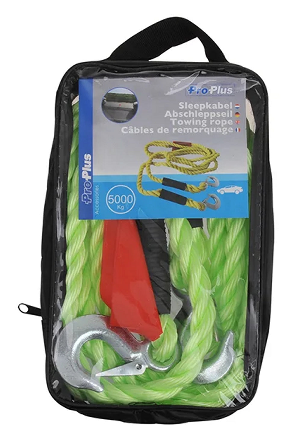ProPlus 570307 Abschleppseil max. 5000kg inklusive Aufbewahrungstasche