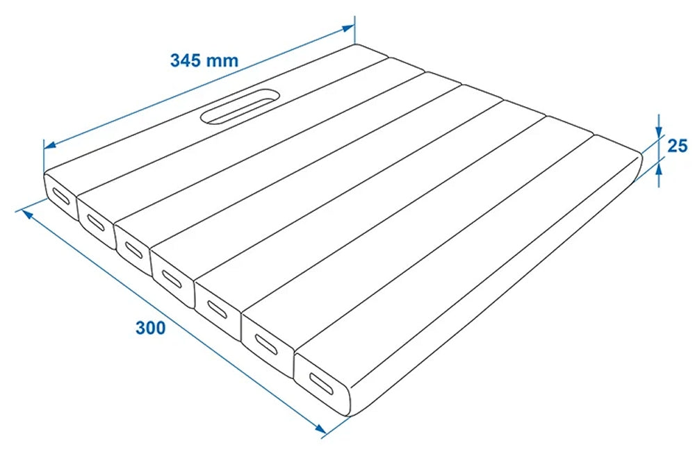 ProPlus 580012 Kniematte 30x34,5x2,5cm Knieschutz Matte