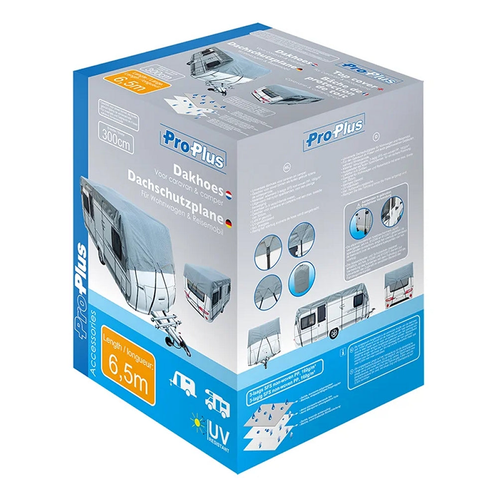 ProPlus 610275 Wohnwagen und Wohnmobil Dachschutzplane 6,5x3m
